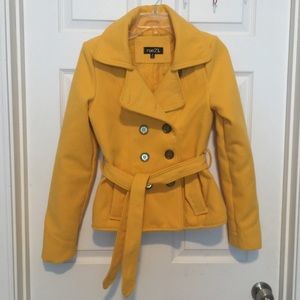 Rue 21 mustard yellow jacket size medium